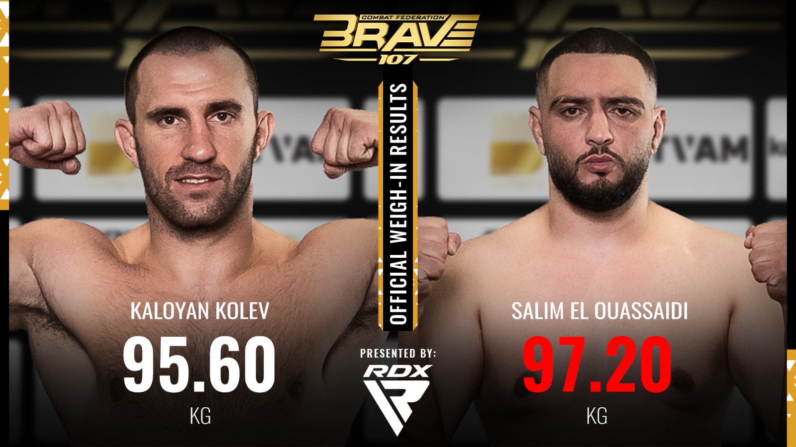 BRAVE CF 107 READY FOR ACTION AS FULL FIGHT CARD GETS THE GREEN LIGHT