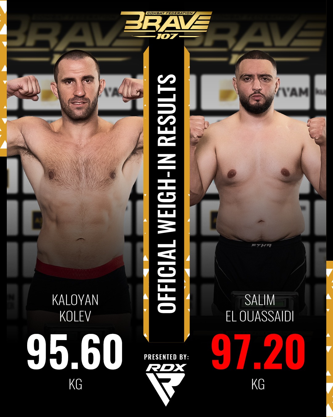 BRAVE CF 107 READY FOR ACTION AS FULL FIGHT CARD GETS THE GREEN LIGHT
