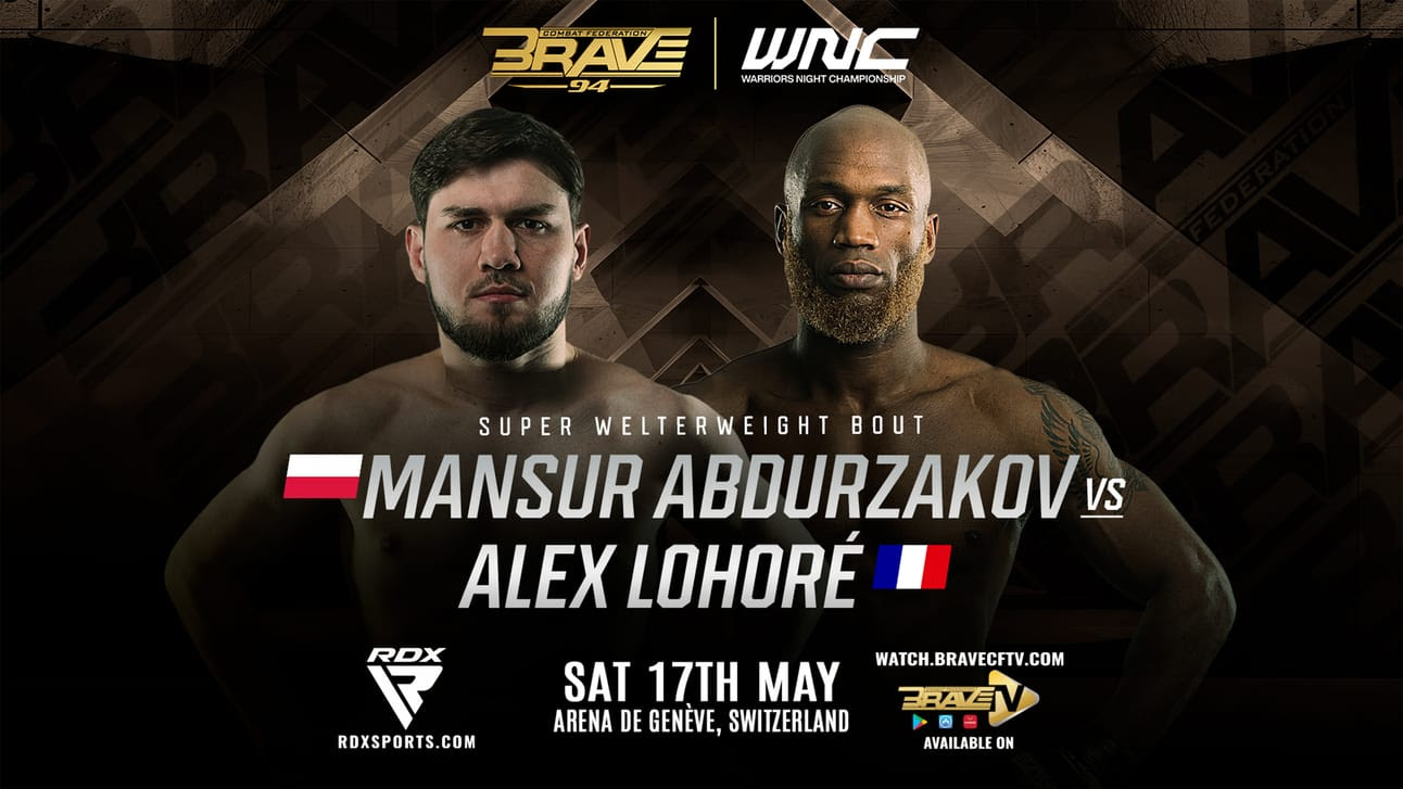 Striker vs Submissionist: Lohore and Abdurzakov Set to Clash in BRAVE CF 94 Super Welterweight Showdown