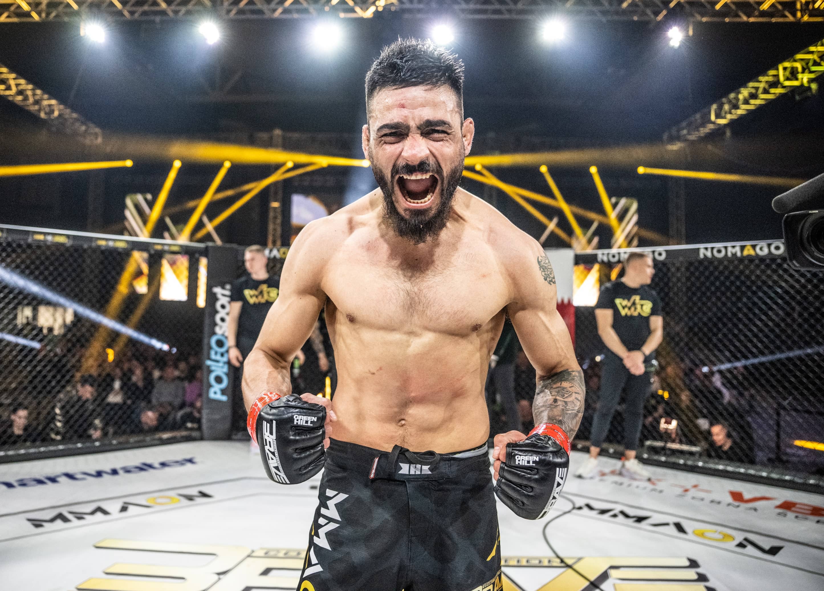 Izzedine Al-Derbani sends out warning to 135 and 145 divisions with statement-making win at BRAVE CF 70
