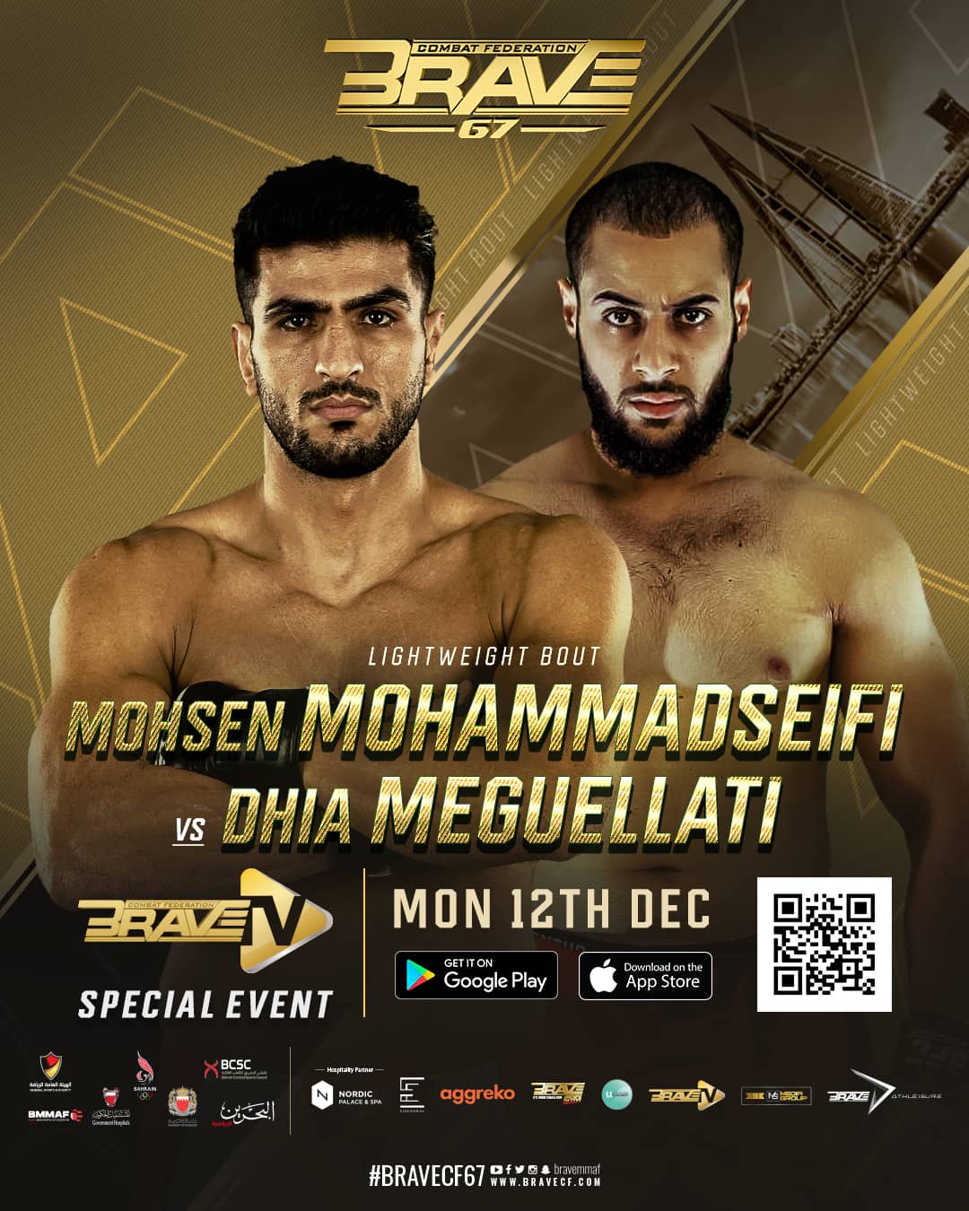 BRAVE CF debutant says his father was convinced of MMA success by Said Maalem rise to the top