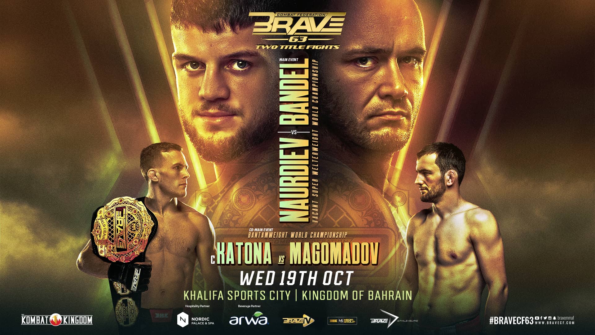 Naurdiev vs Bandel: a clash of generations will decide the top 175-pound figher on the planet