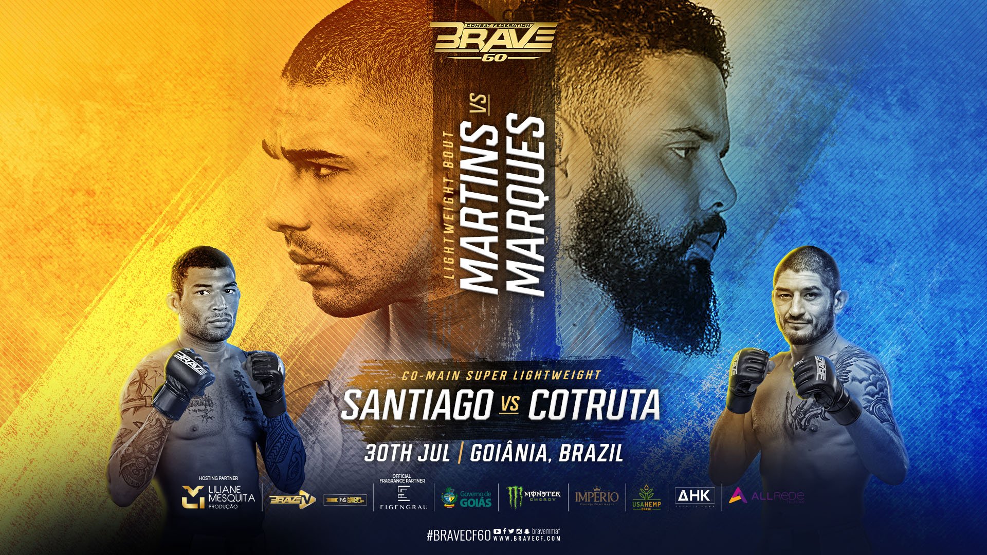 Fighters To Watch At BRAVE CF 60: From Former Champions to Rising Stars