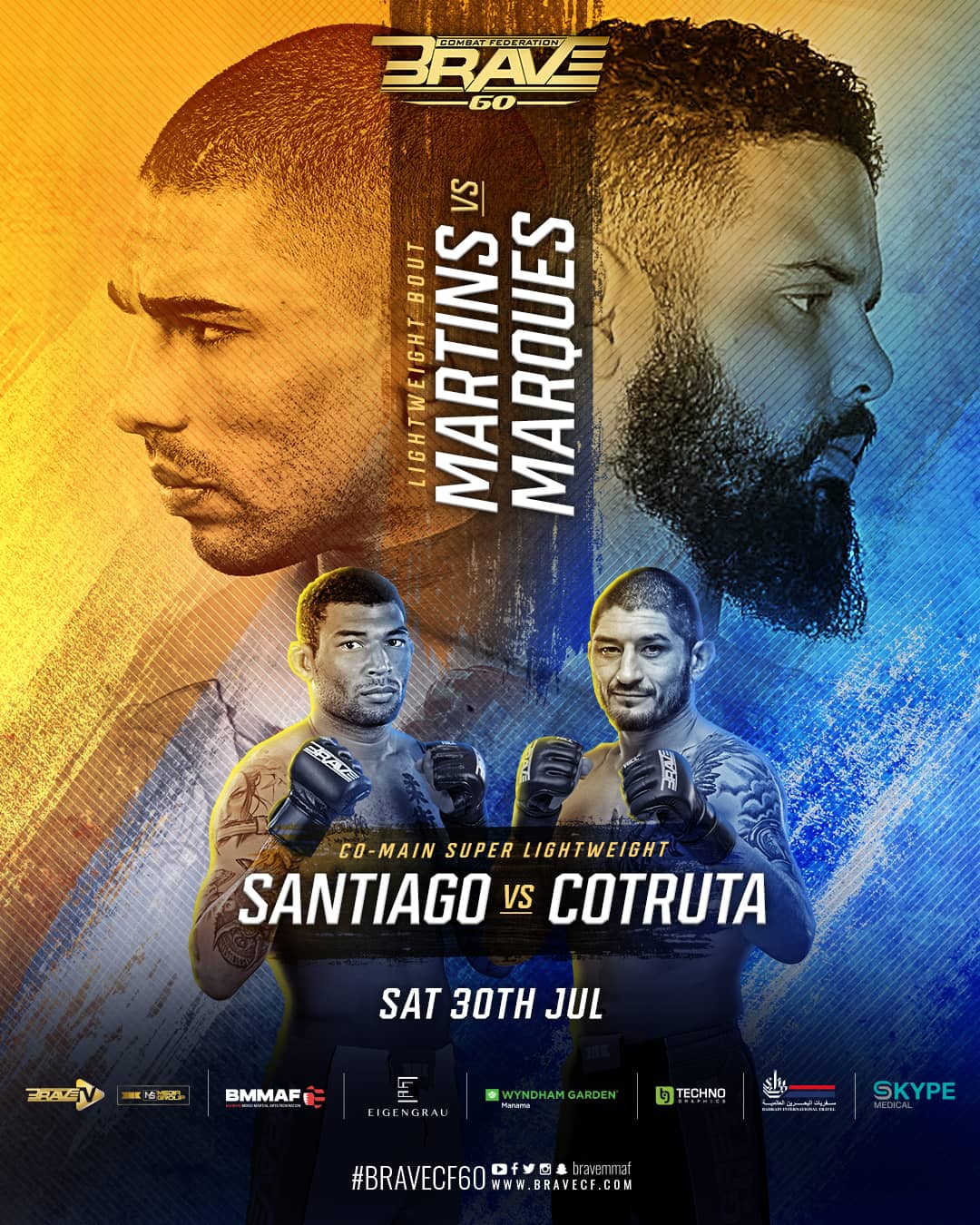 BRAVE CF 60: Best of Brazil and the Flyweight Giants on a stacked fight card July 30th