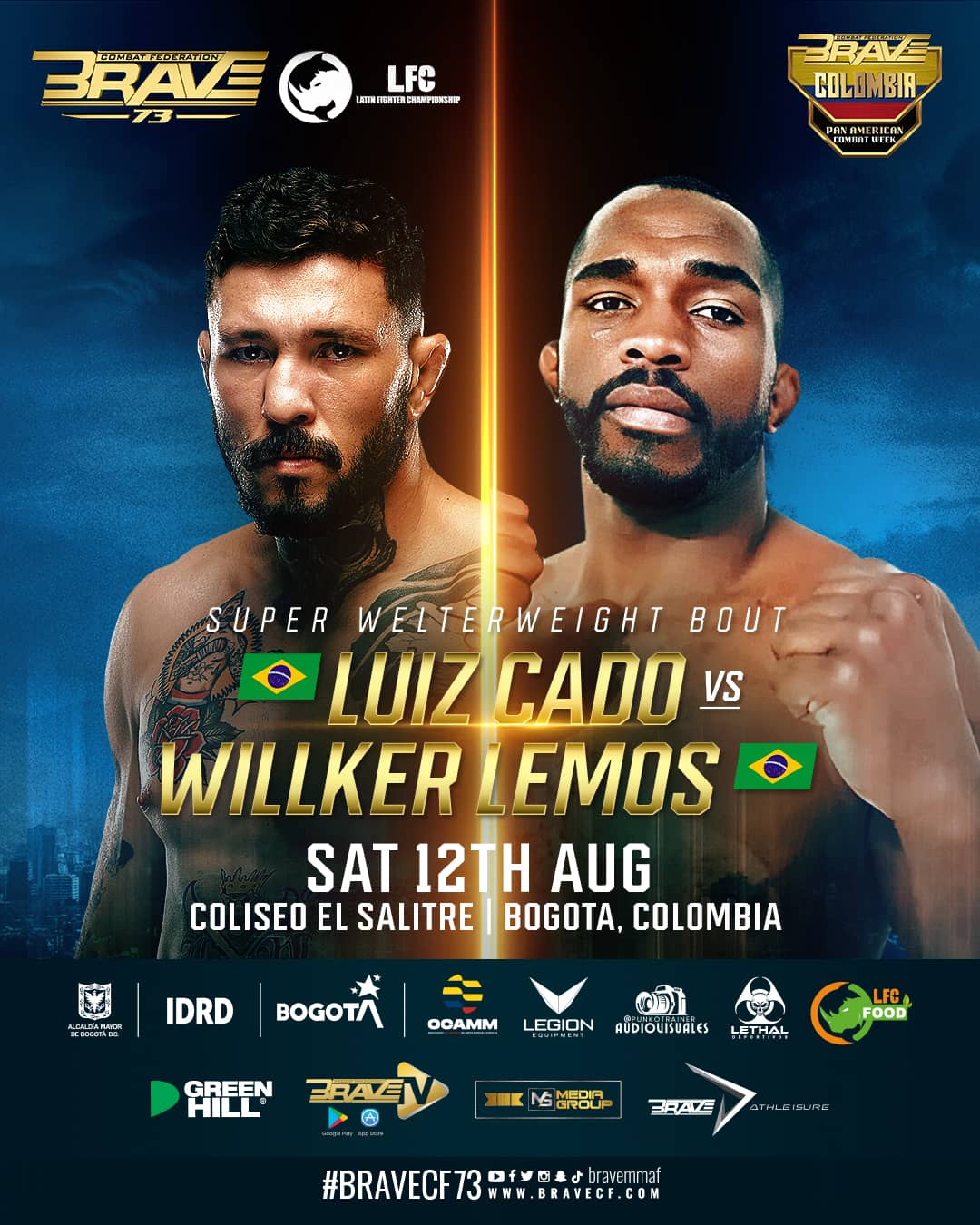 Luiz Cado aims to overcome his demons against Willker Lemos at BRAVE CF 73
