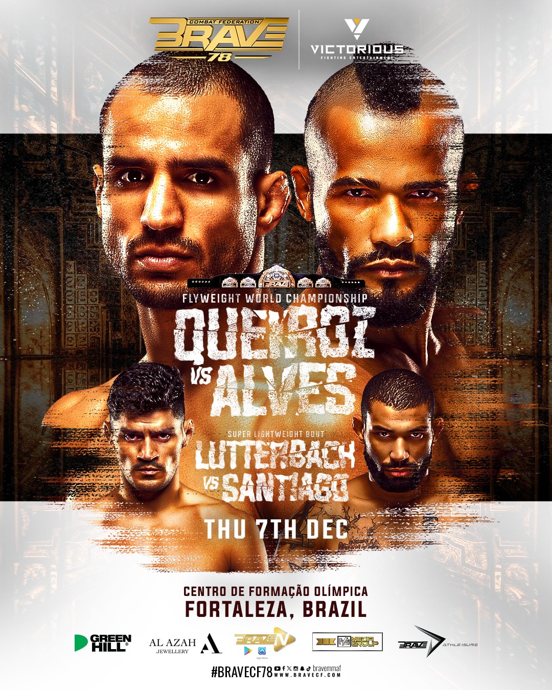 BRAVE CF 78 gets new main event, as Flavio Queiroz steps in to fight for the inaugural Flyweight world title