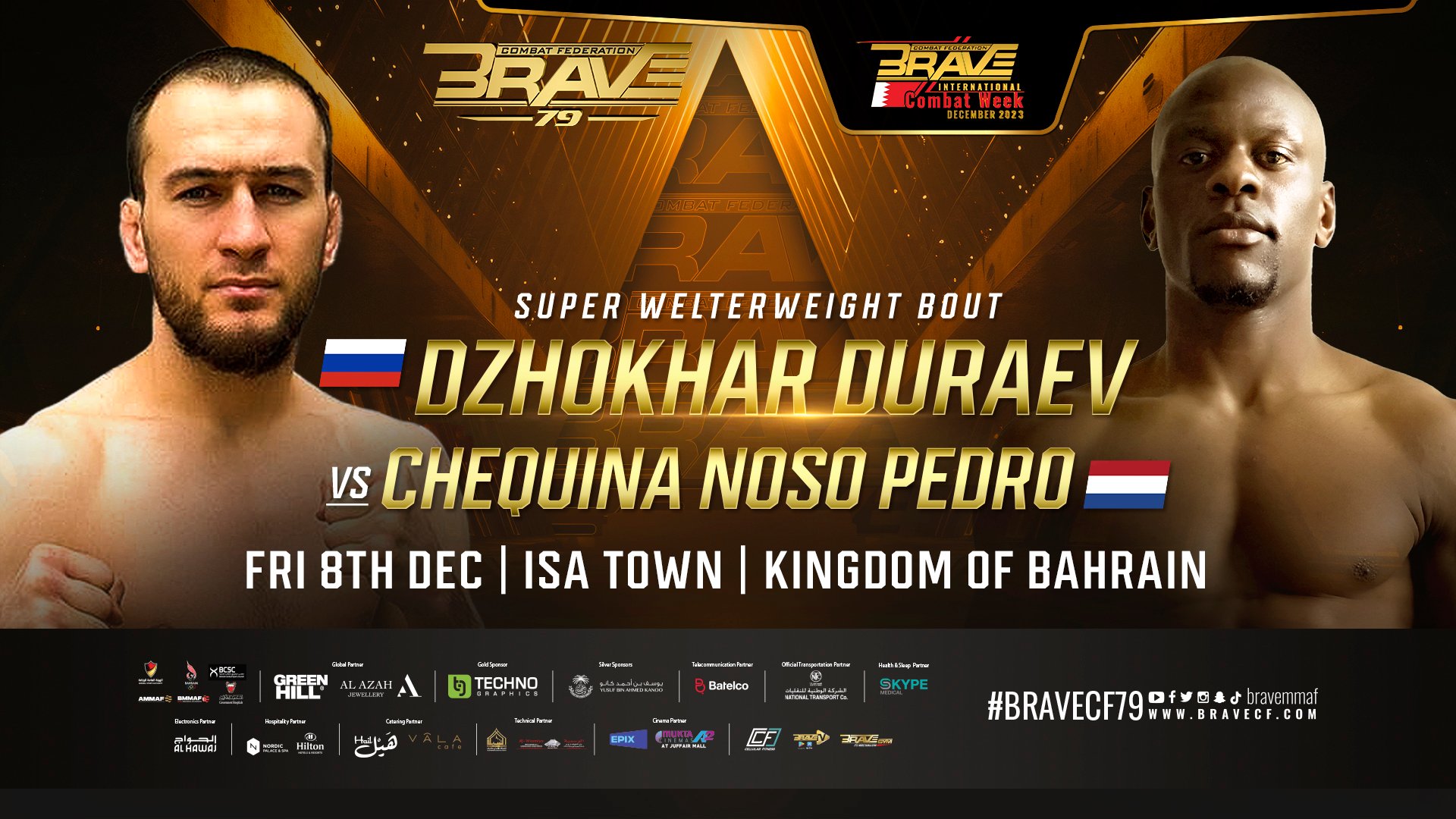 Albert Duraev’s younger brother is set to make promotional debut at BRAVE CF 79 on December 8th