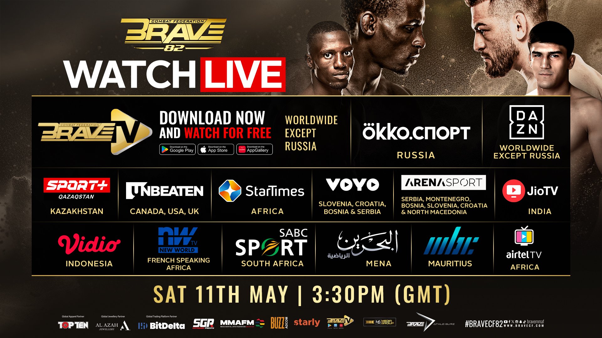 BRAVE CF 82 goes down tonight in Mauritius: Start time, where to watch and more