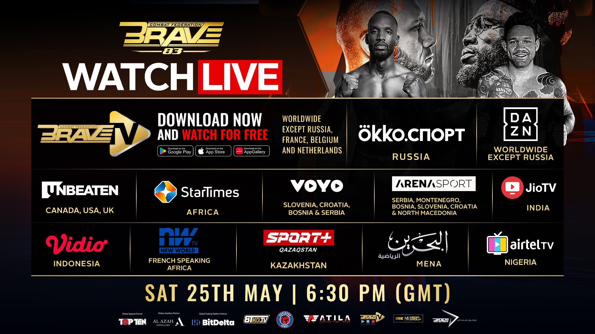 BRAVE CF 83 makes history TONIGHT for European MMA: Start time, where to watch and more