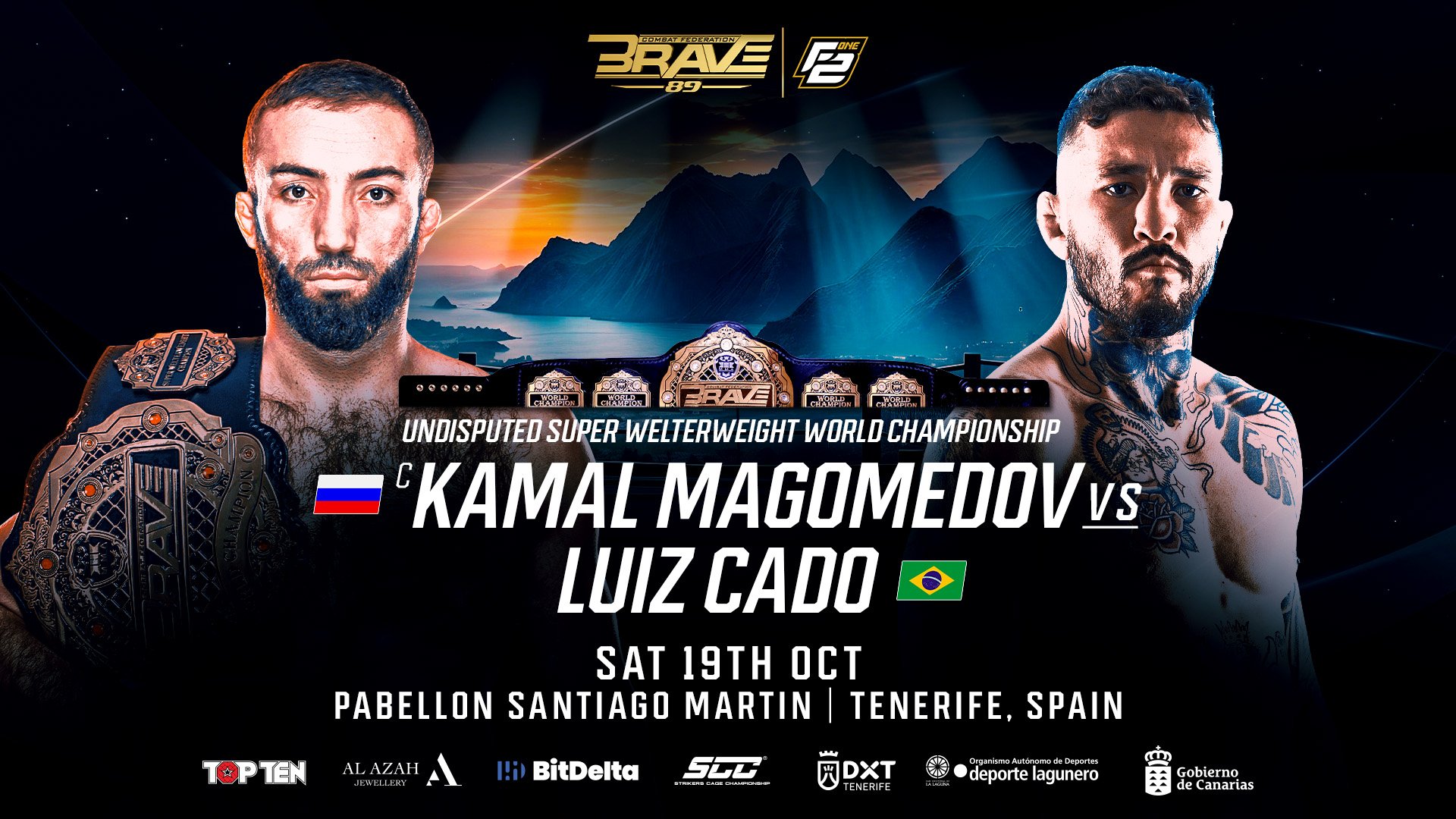 BRAVE CF 89 to firmly place in Spain on the global MMA map with first-ever world title fight
