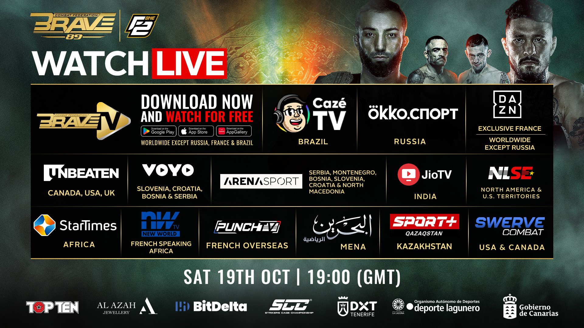 BRAVE CF 89: Start time, where to watch and more