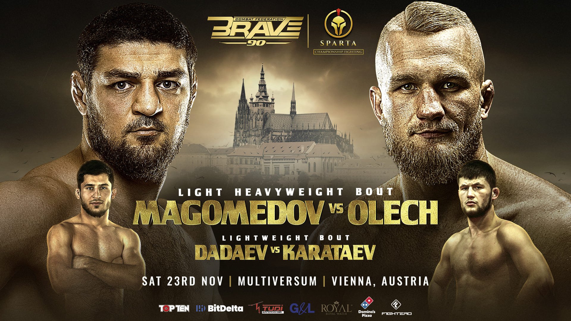BRAVE Combat Federation’s Debut Event in Austria Gets New Headliner