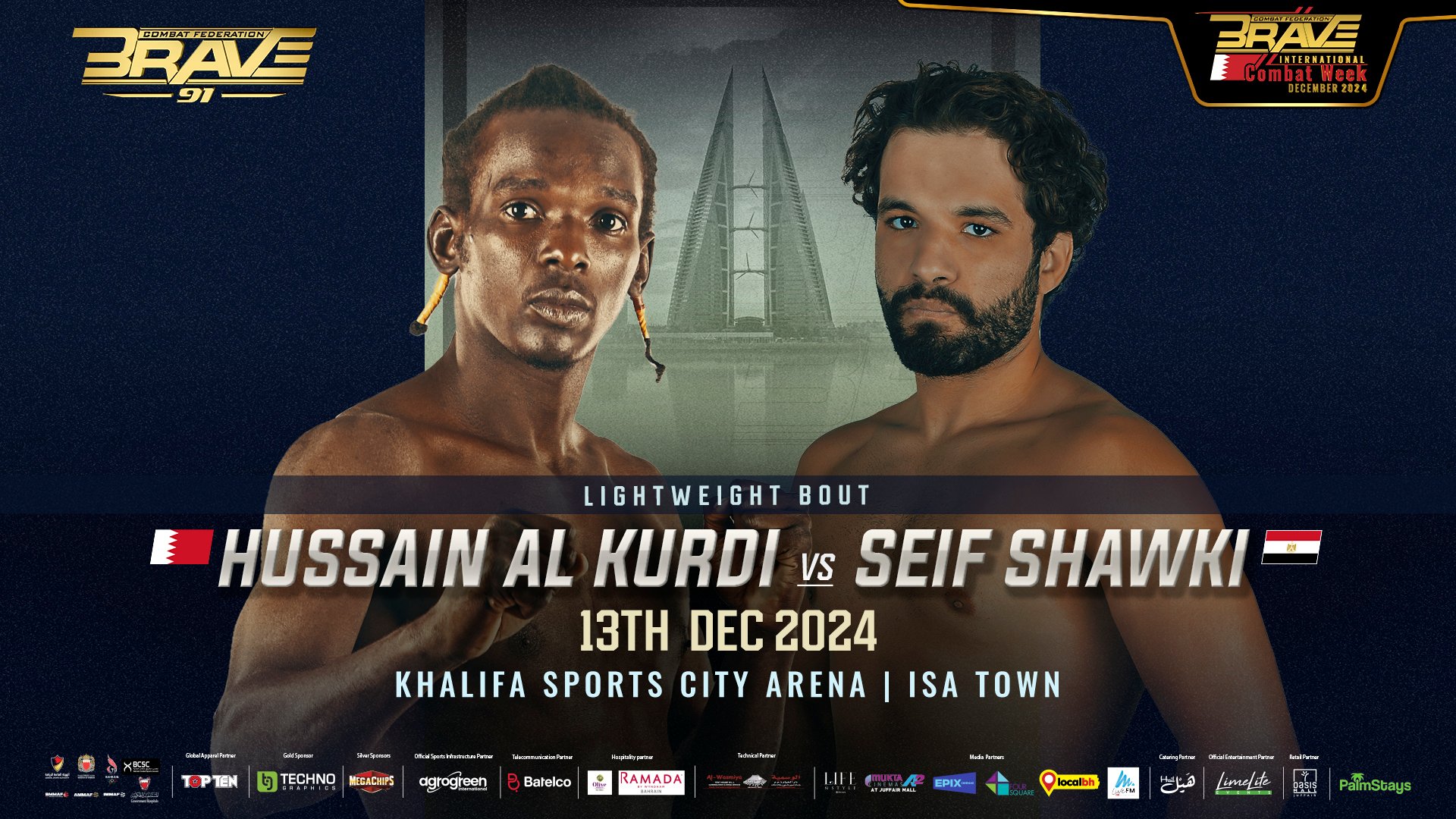 BRAVE CF 91’s Hussain Al Kurdi Leads the New Generation of Bahrainis in Mixed Martial Arts