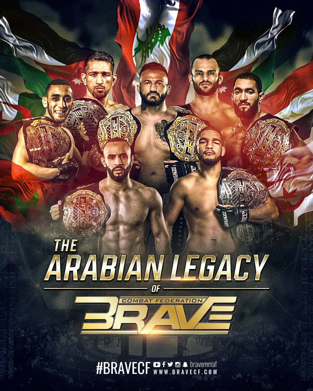 BRAVE CFs list of Arab world champions inspires next generation to take over