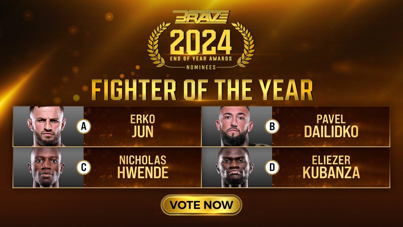 BRAVE CF Awards: Newly crowned champions lead race for Fighter of the Year Award