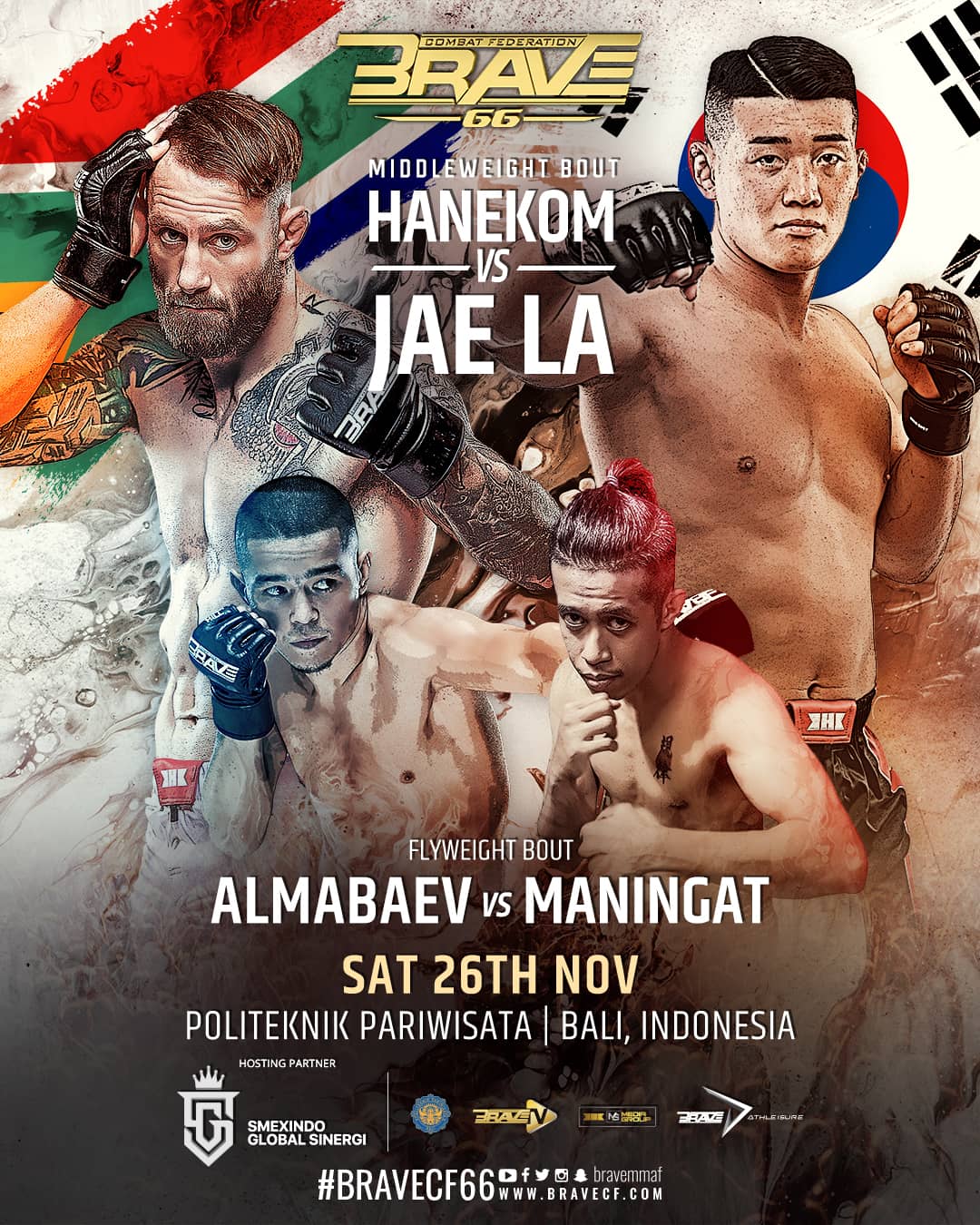 Indonesia return to showcase international reach of BRAVE Combat Federation