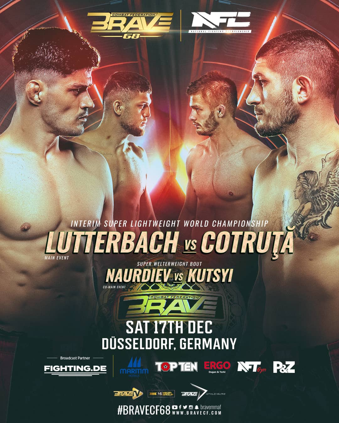 Will Lutterbach and Cotruta put on a grappling masterclass or a stand-up war at BRAVE CF 68?