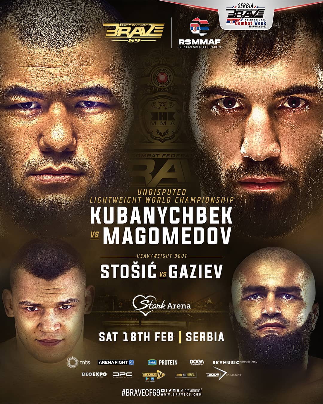 Kamil shares details of training with Kubanychbek as they prepare to face off in BRAVE CF 69 main event