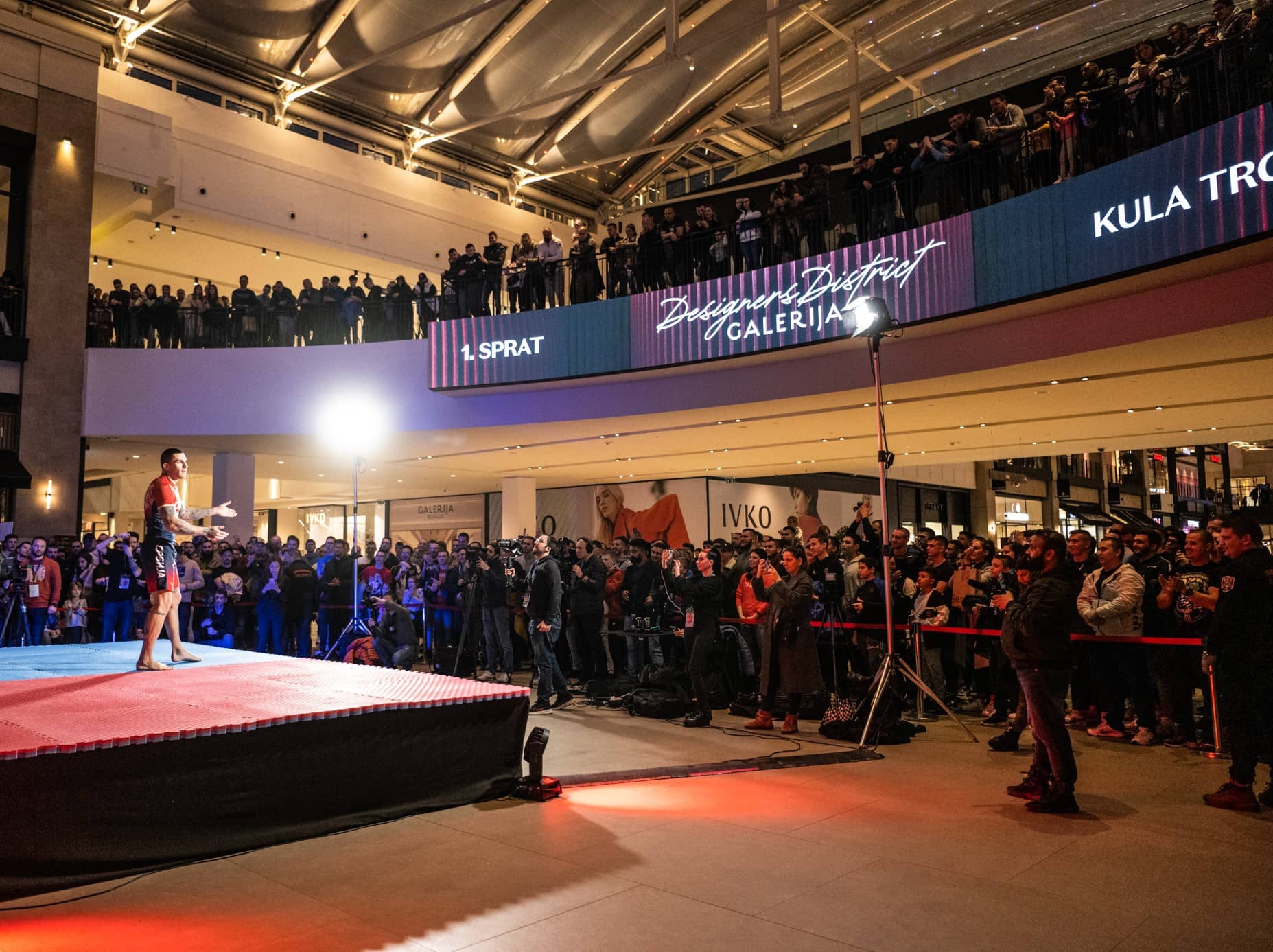 BRAVE Nation takes over Serbia as they swarm mall for BRAVE CF 69 Open Workouts