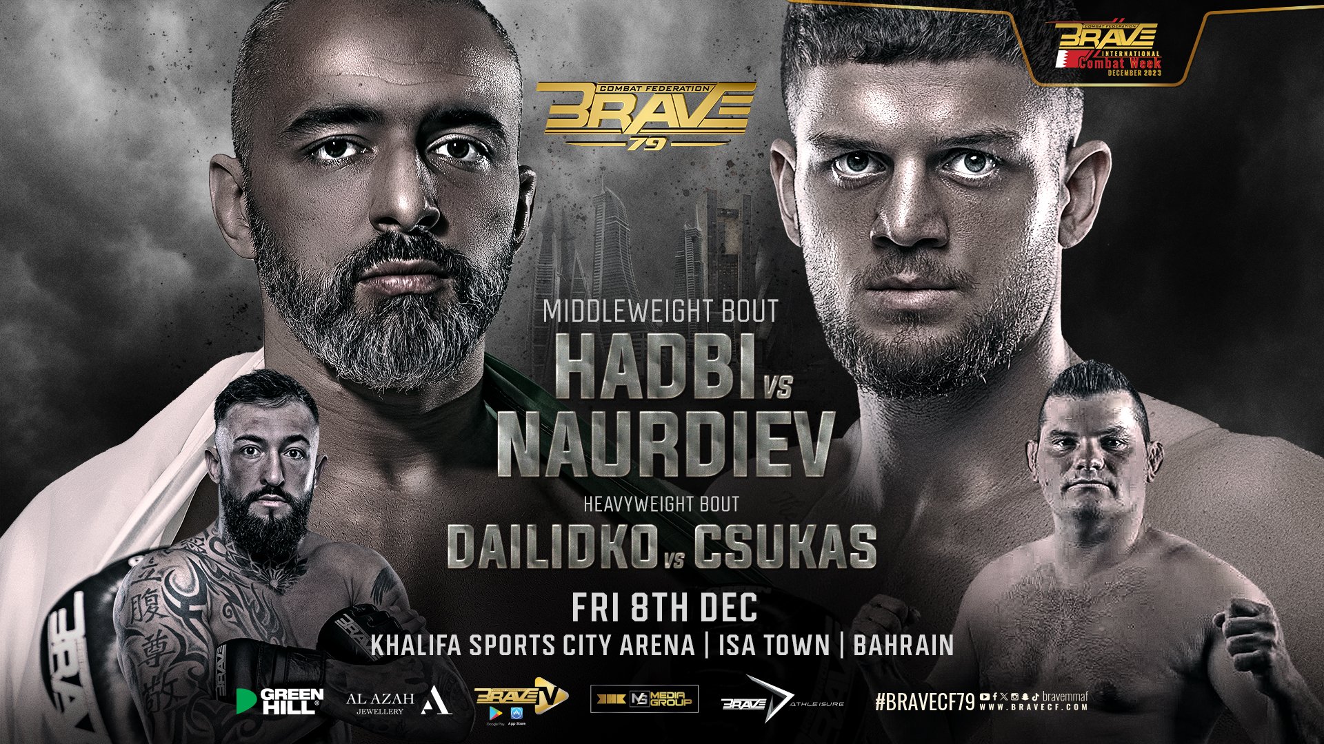 CRAZY Fight Night! BRAVE CF 79 on 8th December is set to showcase the biggest MMA talents in a single event