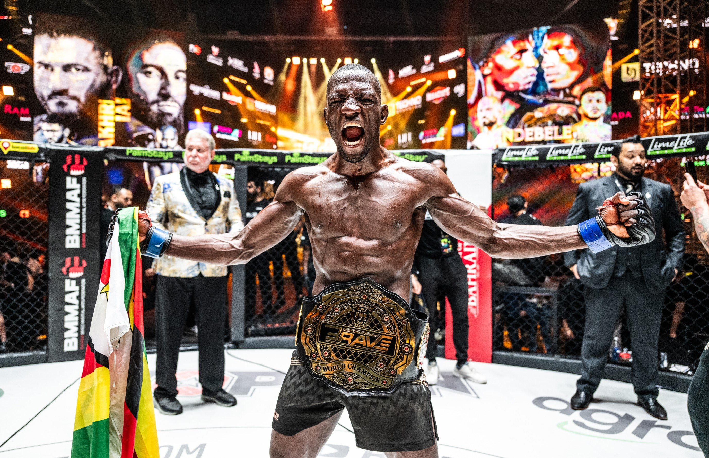 BRAVE CF 91 Results: Nicholas Hwende captures Bantamweight title, Hamza Kooheji and Muhammad Mokaev dominate