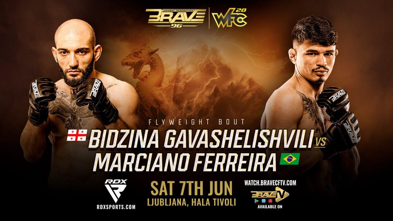 BRAVE CF 96: Flyweight Fireworks With Georgia’s Gavashelishvili facing Brazil’s Ferreira