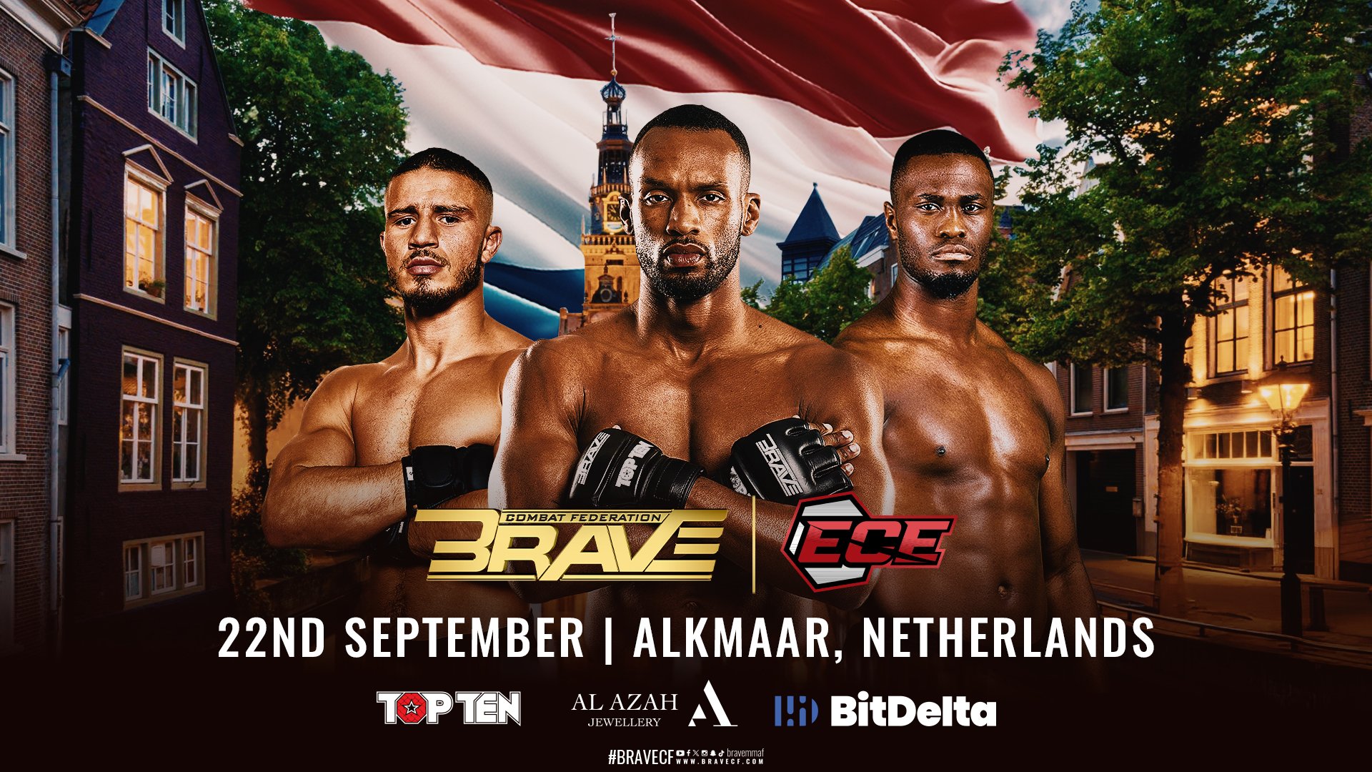 BRAVE CF returns to Netherlands for September show, with standout stars announced for action
