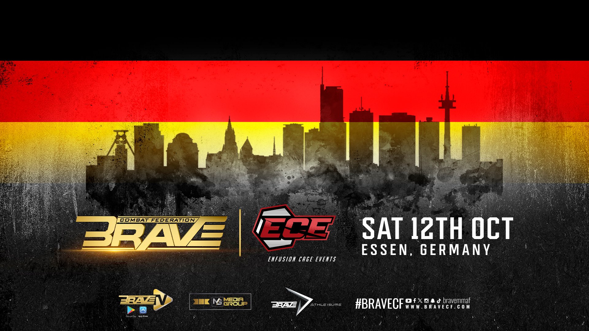 BRAVE CF and Enfusions ECE in European doubleheader as top organizations aim to elevate German MMA in October