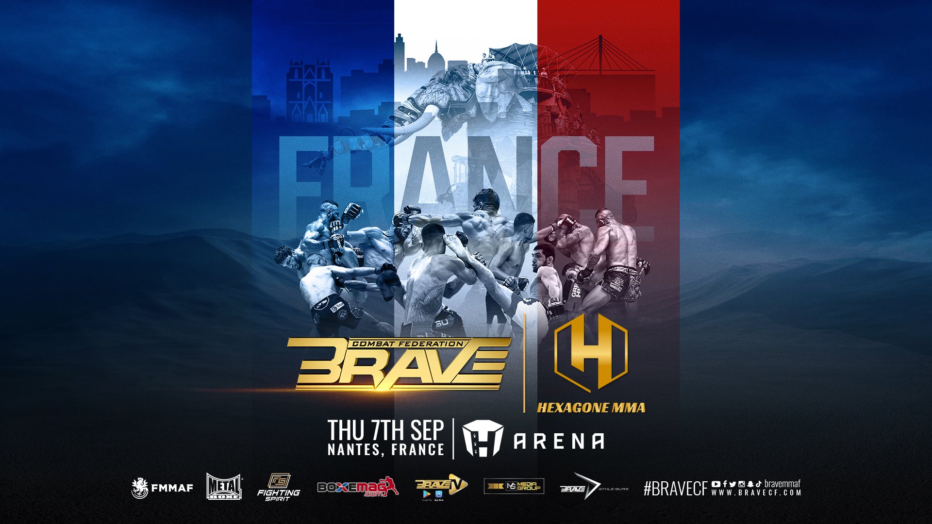 BRAVE CF announces debut in France; set to become the most traveled organization in MMA