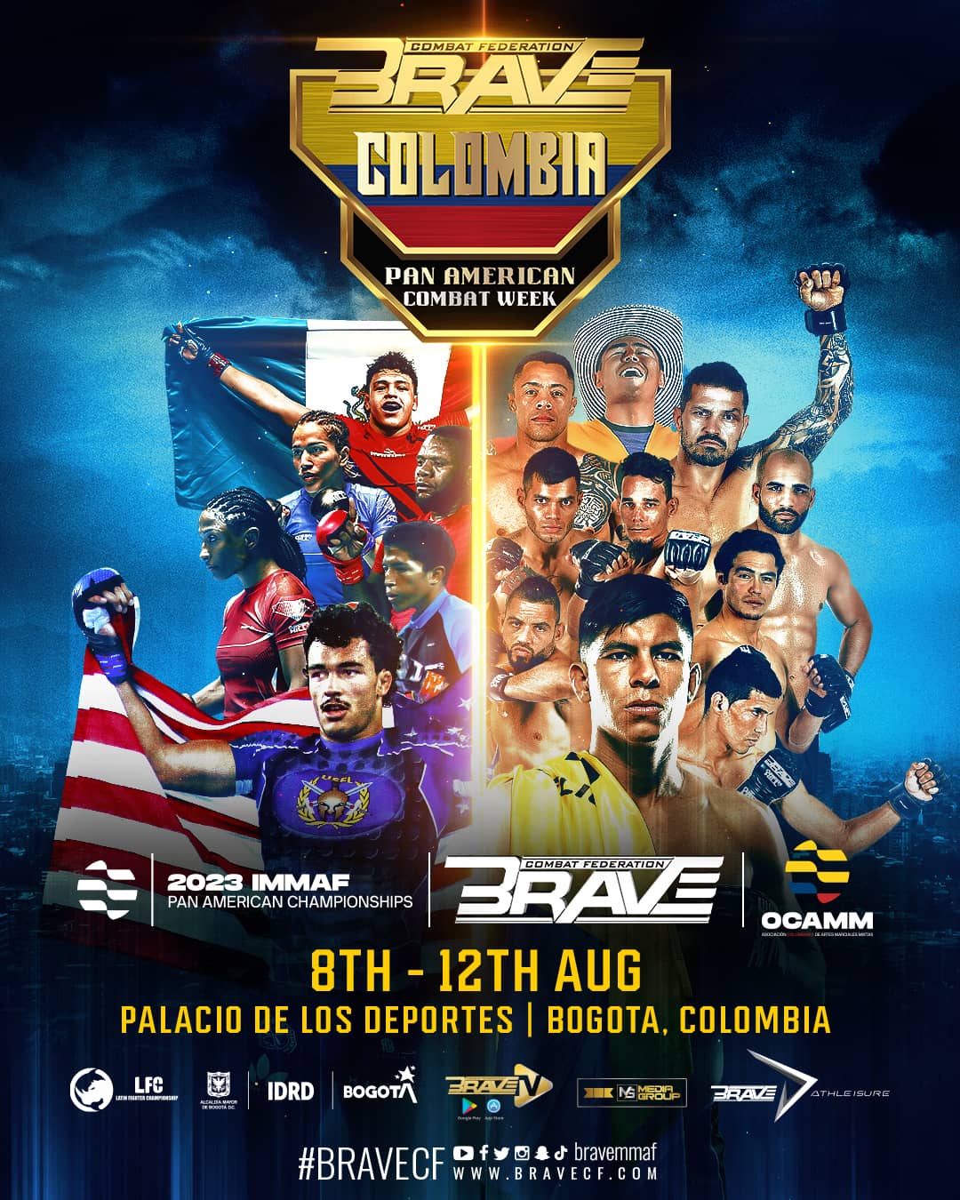 BRAVE CF returns to Latin America in August for Pan American Combat Week and BRAVE CF Colombia
