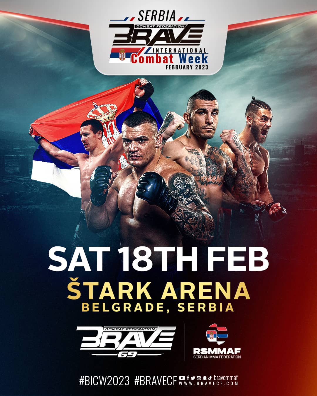 BRAVE CF president Mohammed Shahid anticipates electric Stark Arena for Serbian superstars homecoming fights
