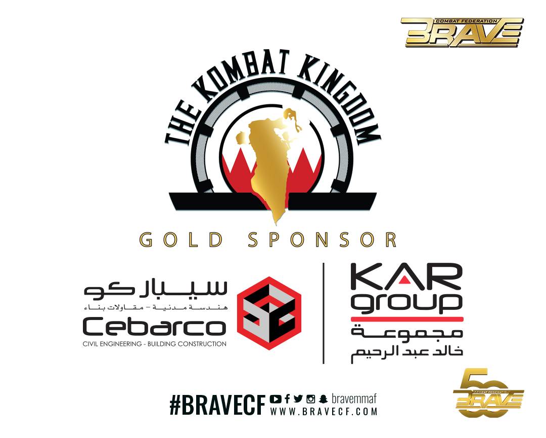 Cebarco Bahrain Partners Up With BRAVE CF Return To Kombat Kingdom
