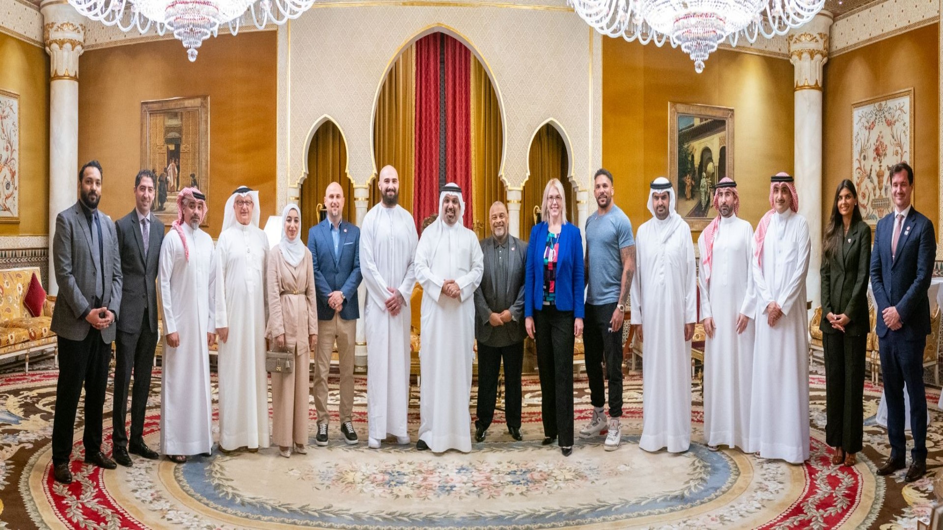 BRAVE CF PRESIDENT CONNECTS WITH UFC DELEGATION IN BAHRAIN