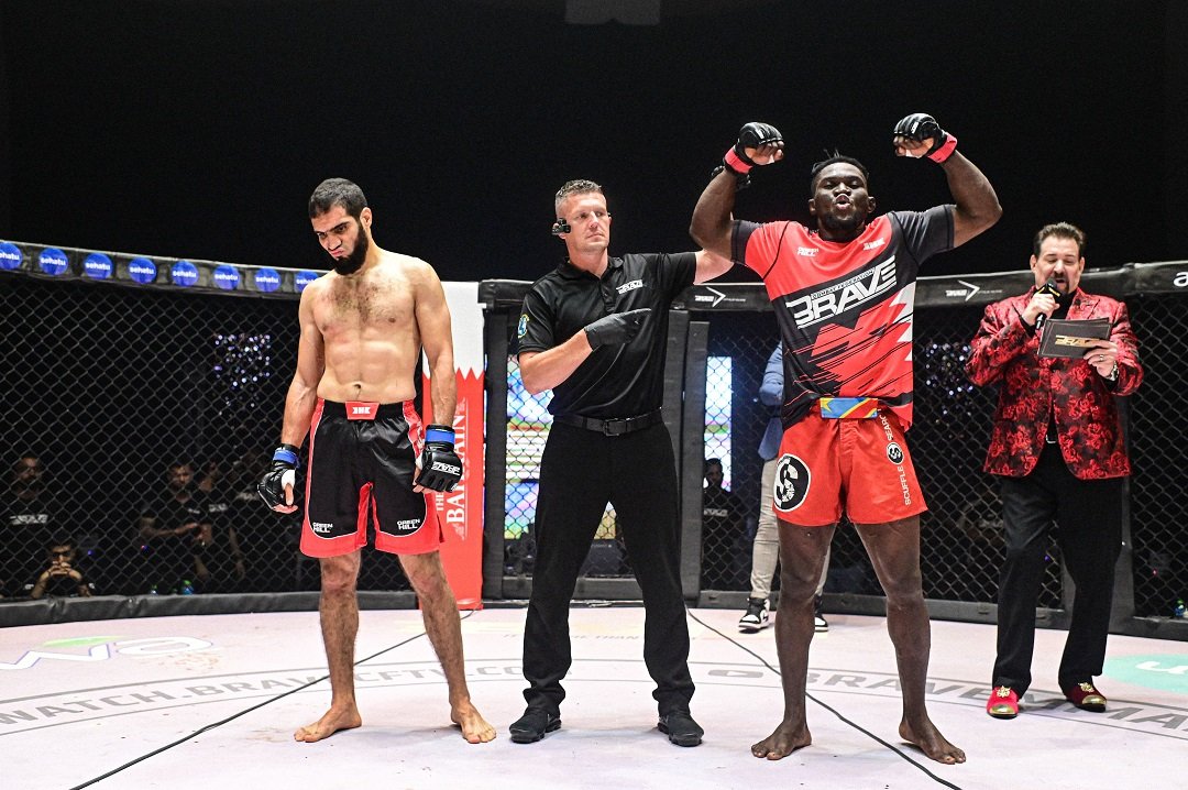 VIDEO: New MMA African star Eliezer Kubanza is celebrated home following debut BRAVE CF win