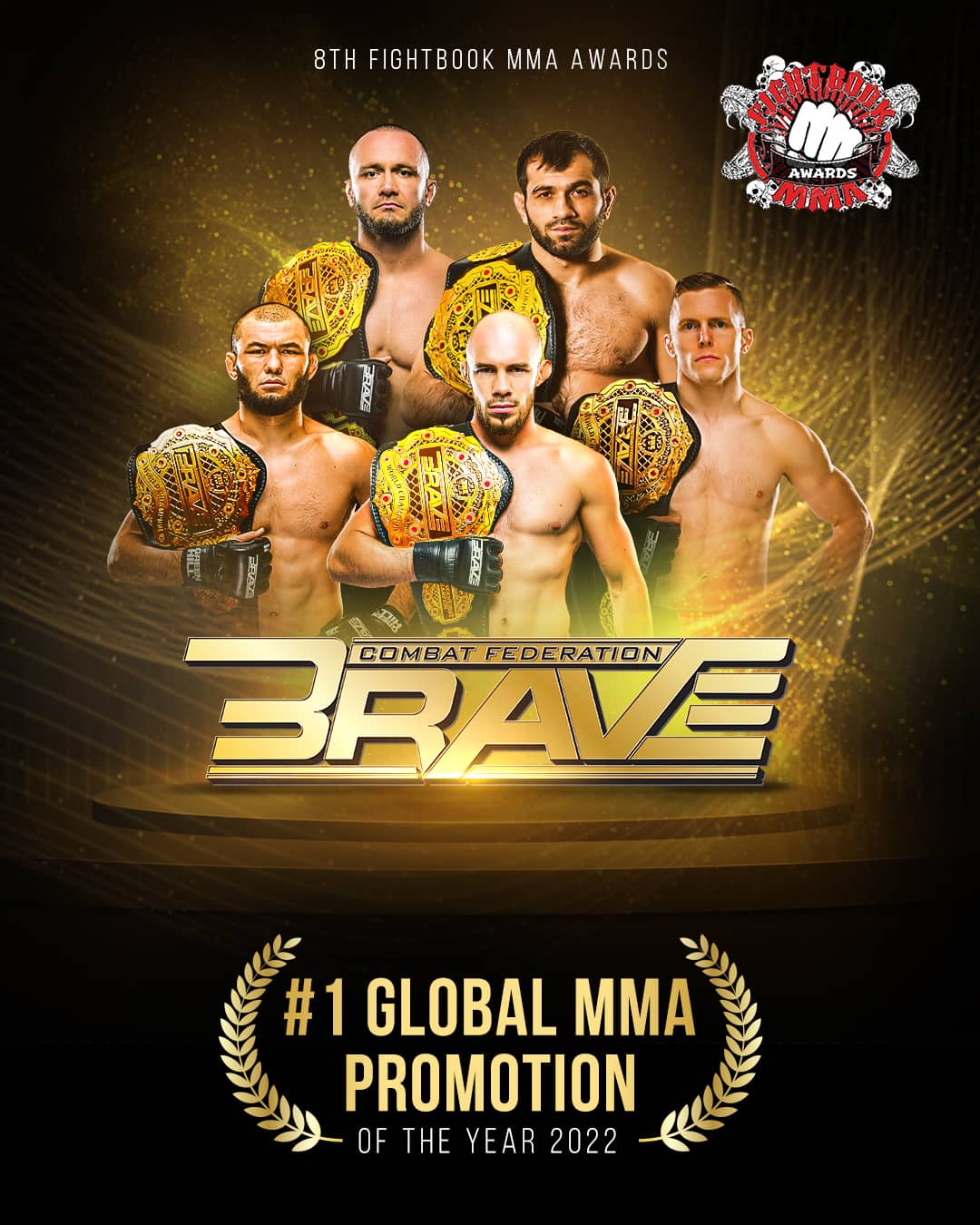 Bahrains BRAVE CF wins Global Promotion Of The Year Award for 2022