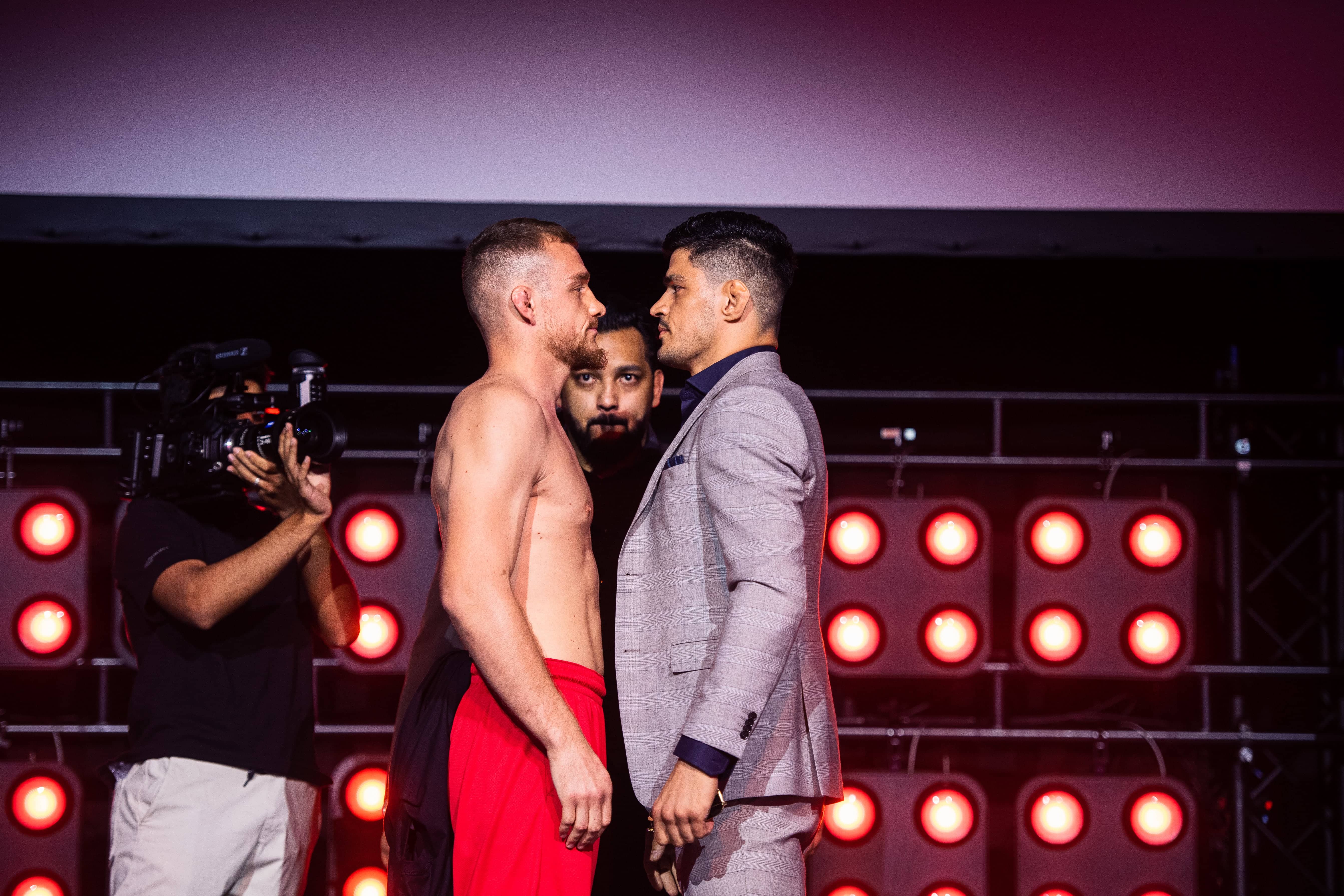 Fighters bring the heat, style and swagger at BRAVE CF 61 weigh-ins