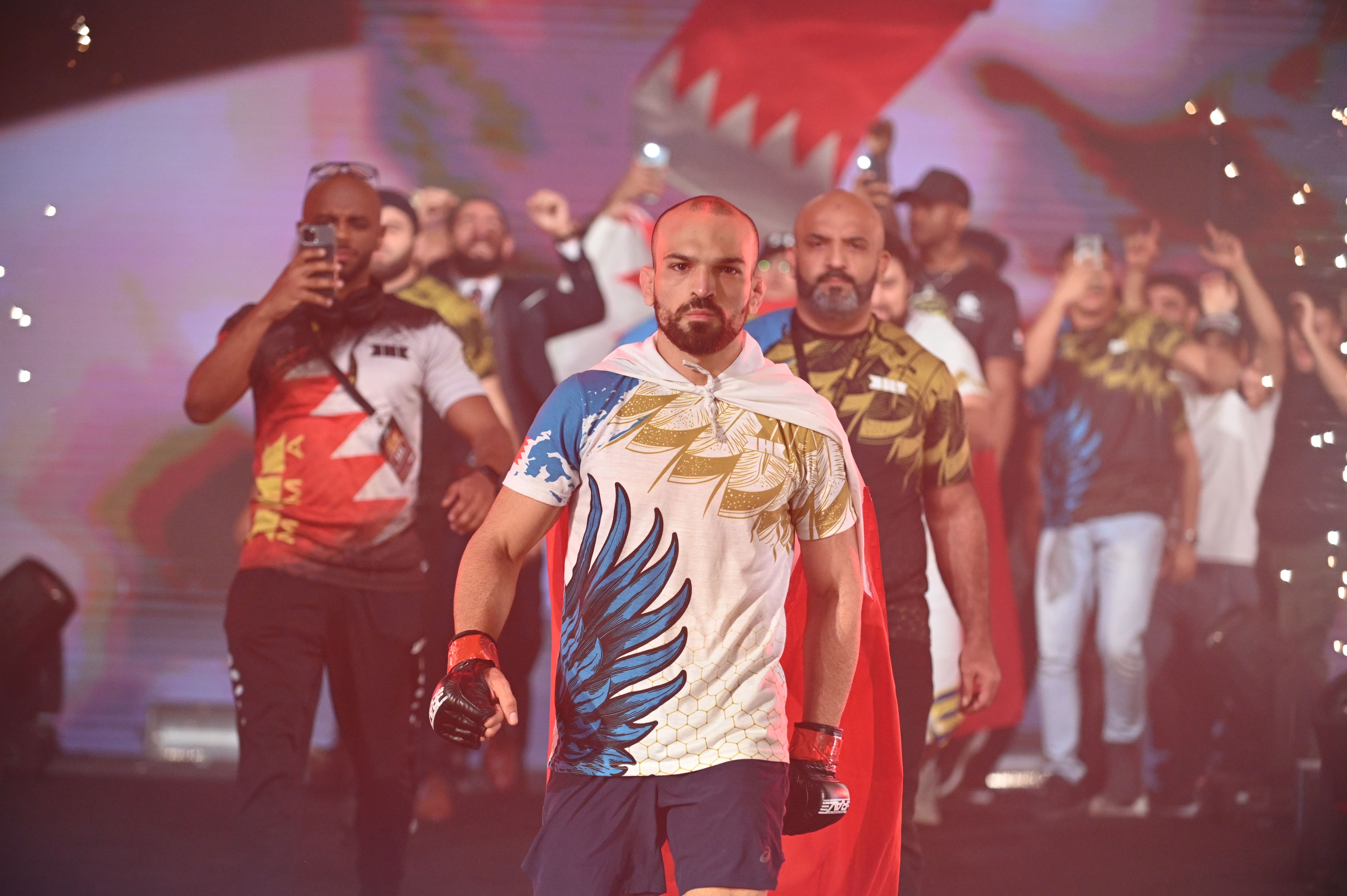 Hamza Kooheji calls on the people of Bahrain to support Hussain Ayyad and Team Arab Legends at BRAVE CF 80