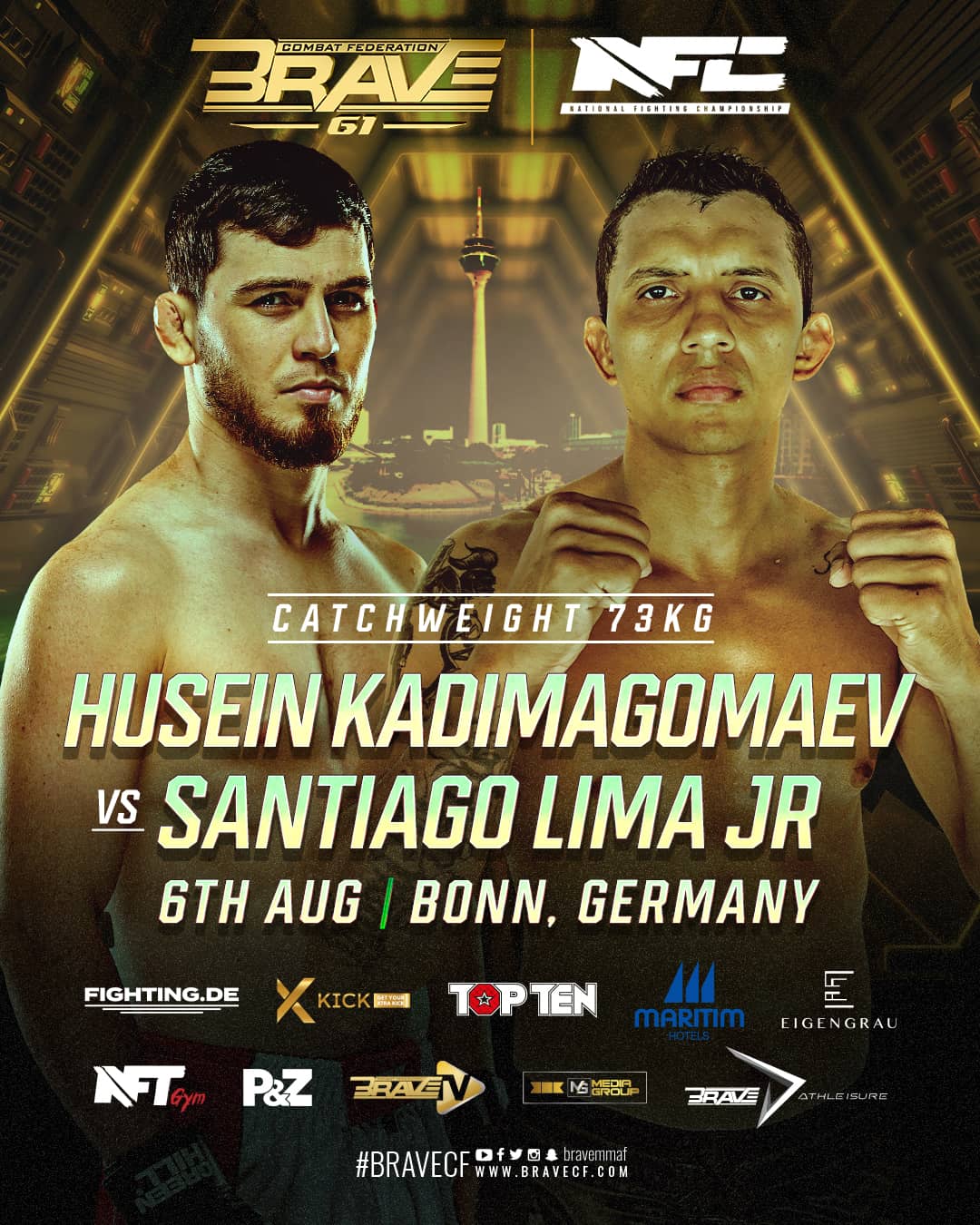 Unfinished business remains unfinished at BRAVE CF 61 as changes made to fight card