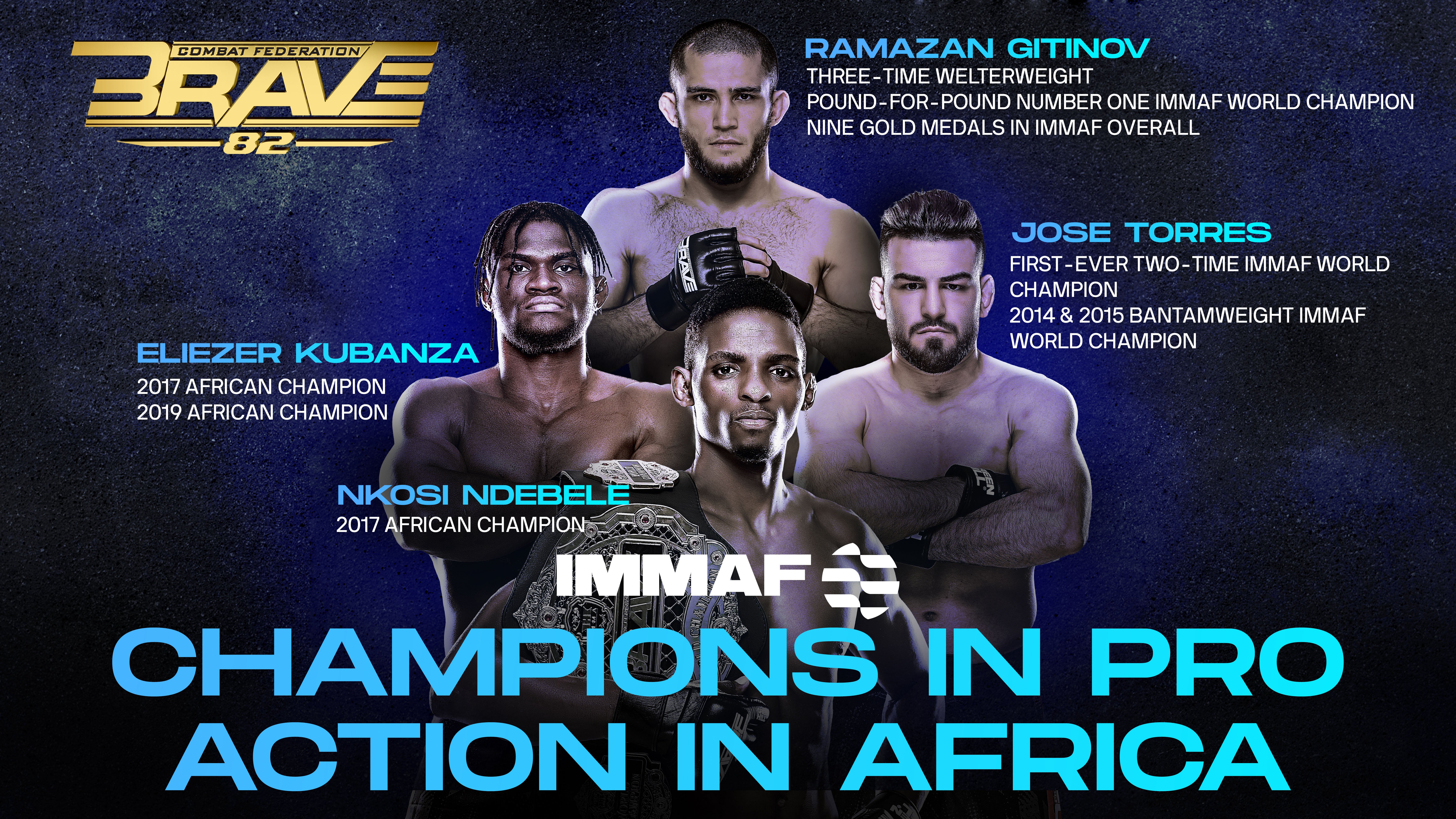 With four IMMAF champions in action, BRAVE CF 82 is proof of the quality of the amateur MMA pathway