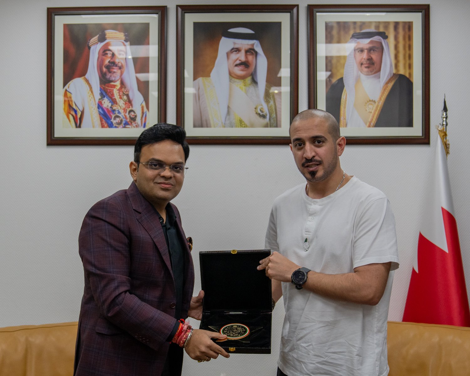 Asian Cricket Council President and BCCI Honorary Secretary, Jay Shah arrived in Bahrain to attend BRAVE CF 80 and the IMMAF Asian Championship