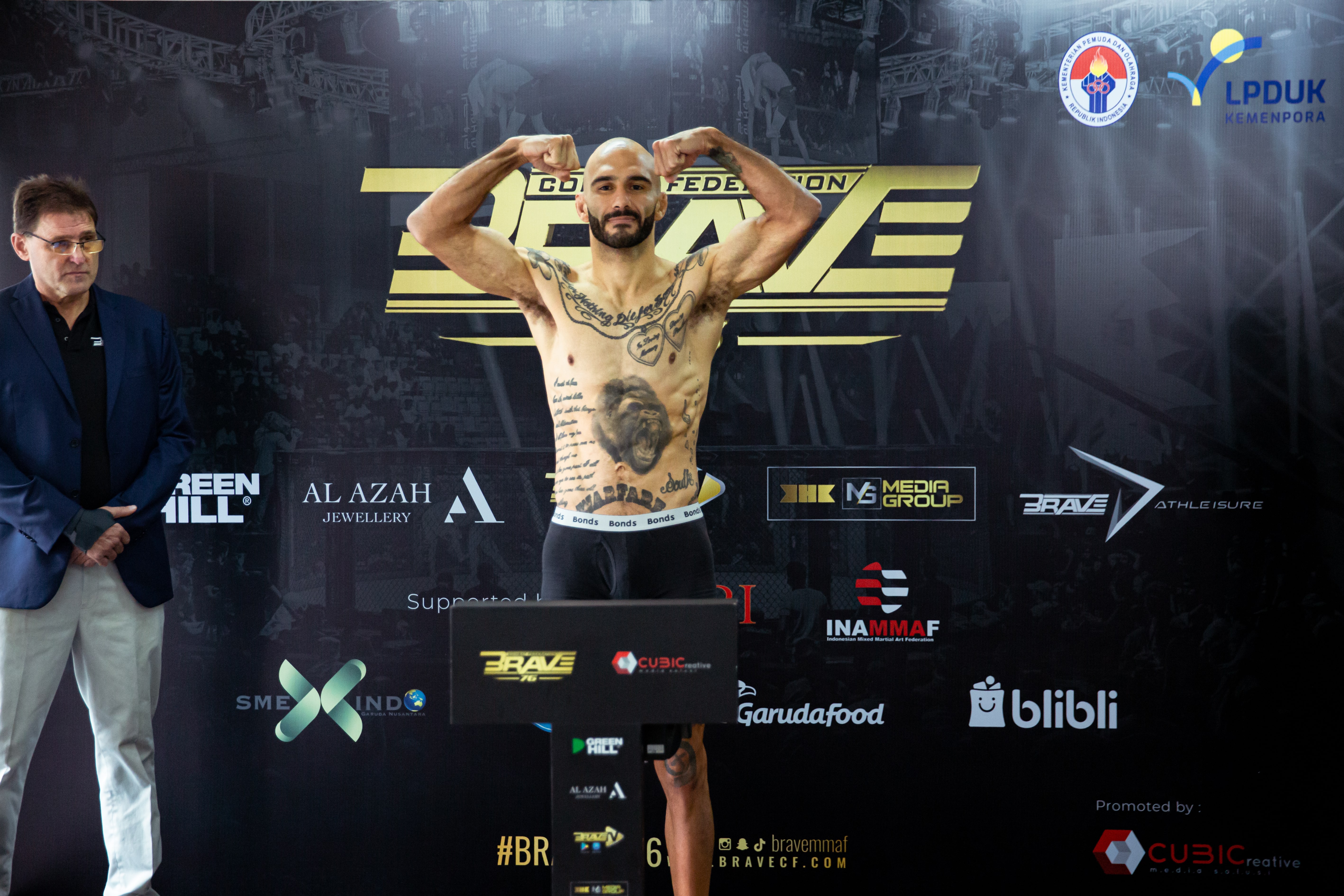 BRAVE CF 76 Official Weigh-Ins: main event official, all fighters make weight