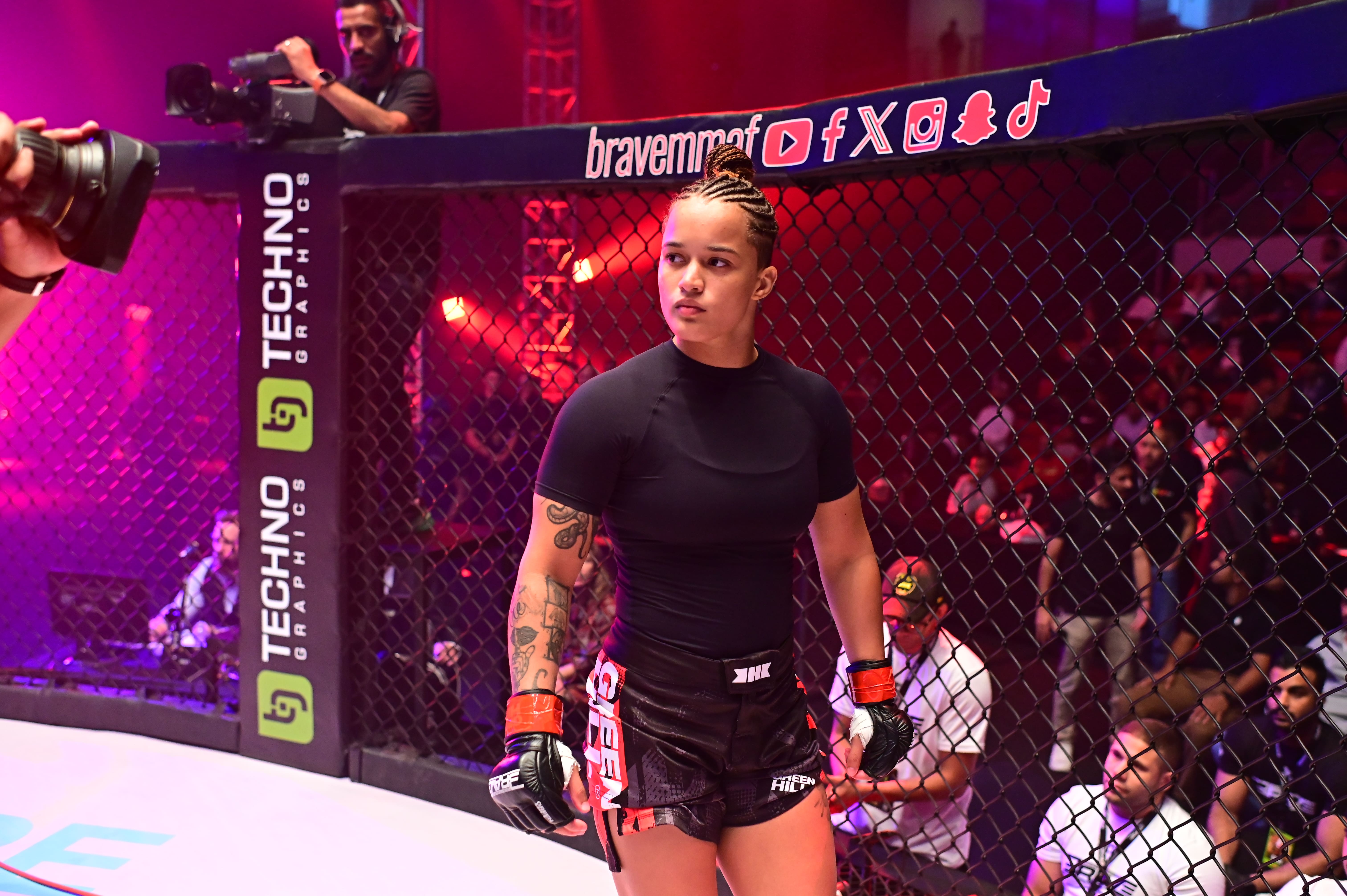 BRAVE CF Slovenias top female fighter says shell KO amateur GOAT Sabrina de Sousa