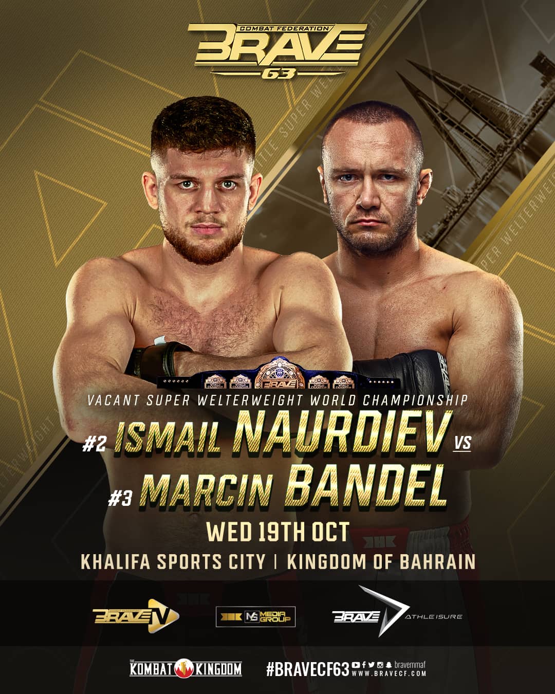 Two HUGE world title fights headline BRAVE CF 63