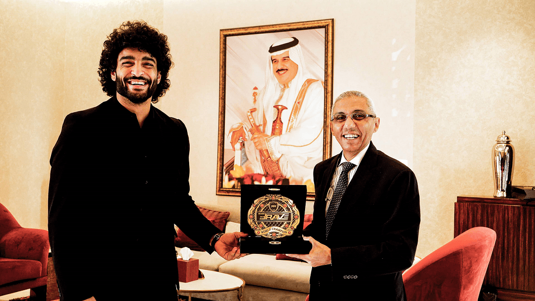 BRAVE CF Egyptian superstar Mahmoud Sebie celebrated by the Ambassador of Egypt to Bahrain