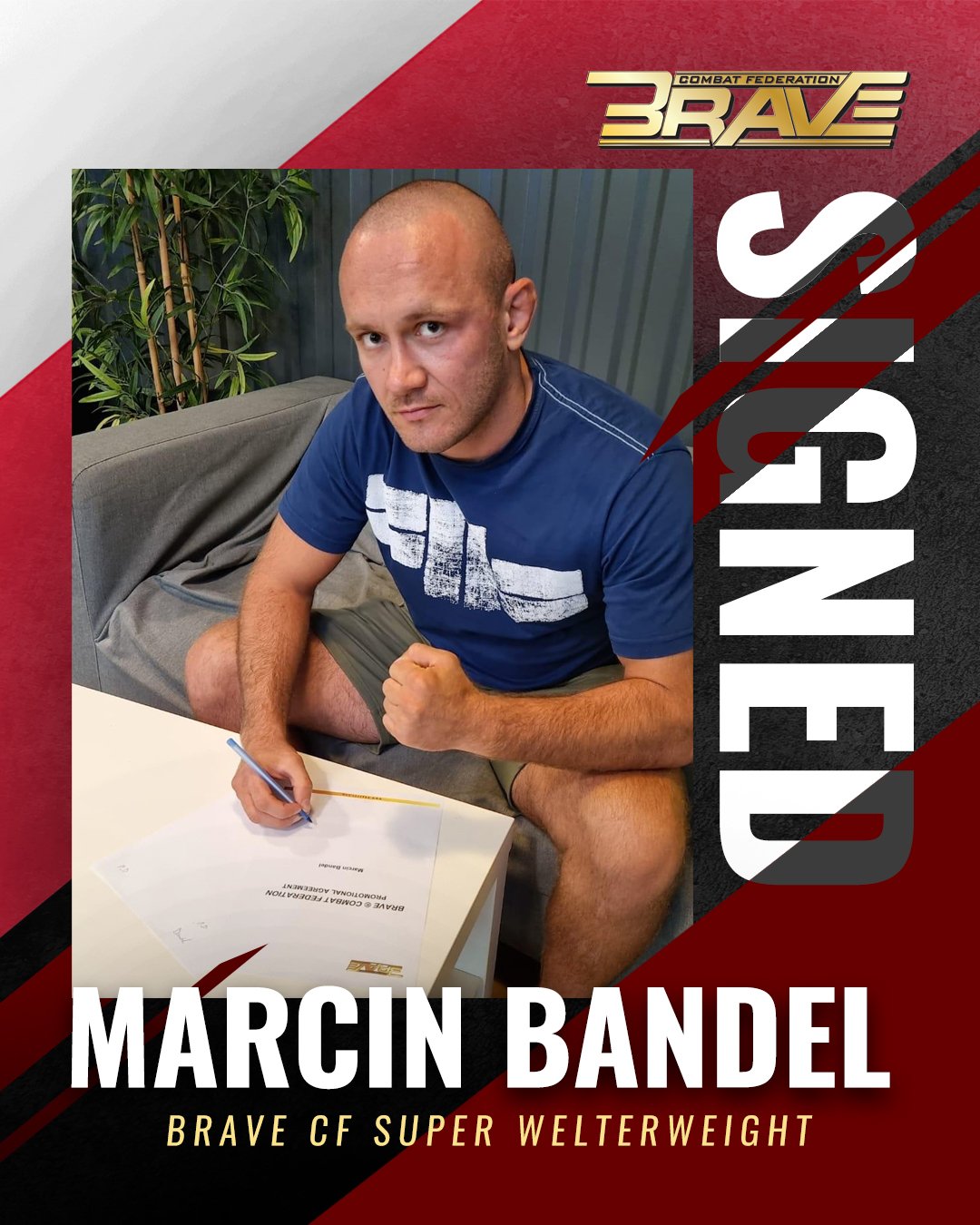 Polish Superstar Marcin Bandel Joins BRAVE CF
