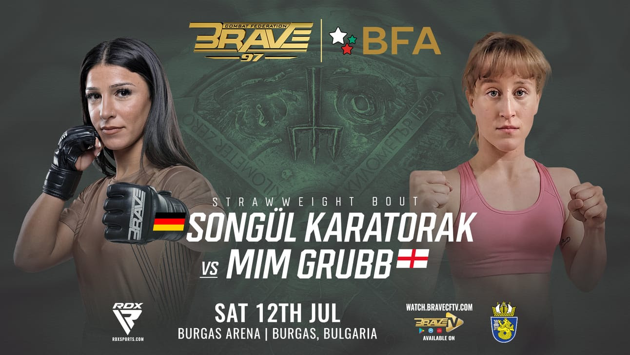 Songul Karatorak vs Mim Grubb Set for High-Stakes Showdown at BRAVE CF 97