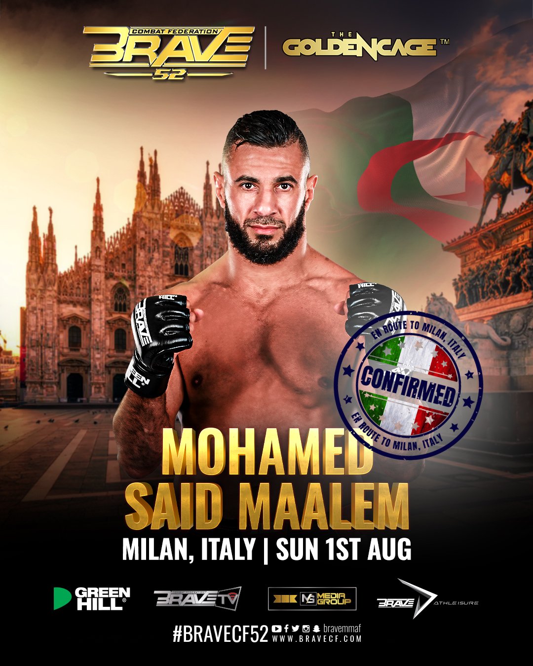 More big names confirmed as BRAVE CF 52 stacked fight card begins to shape up
