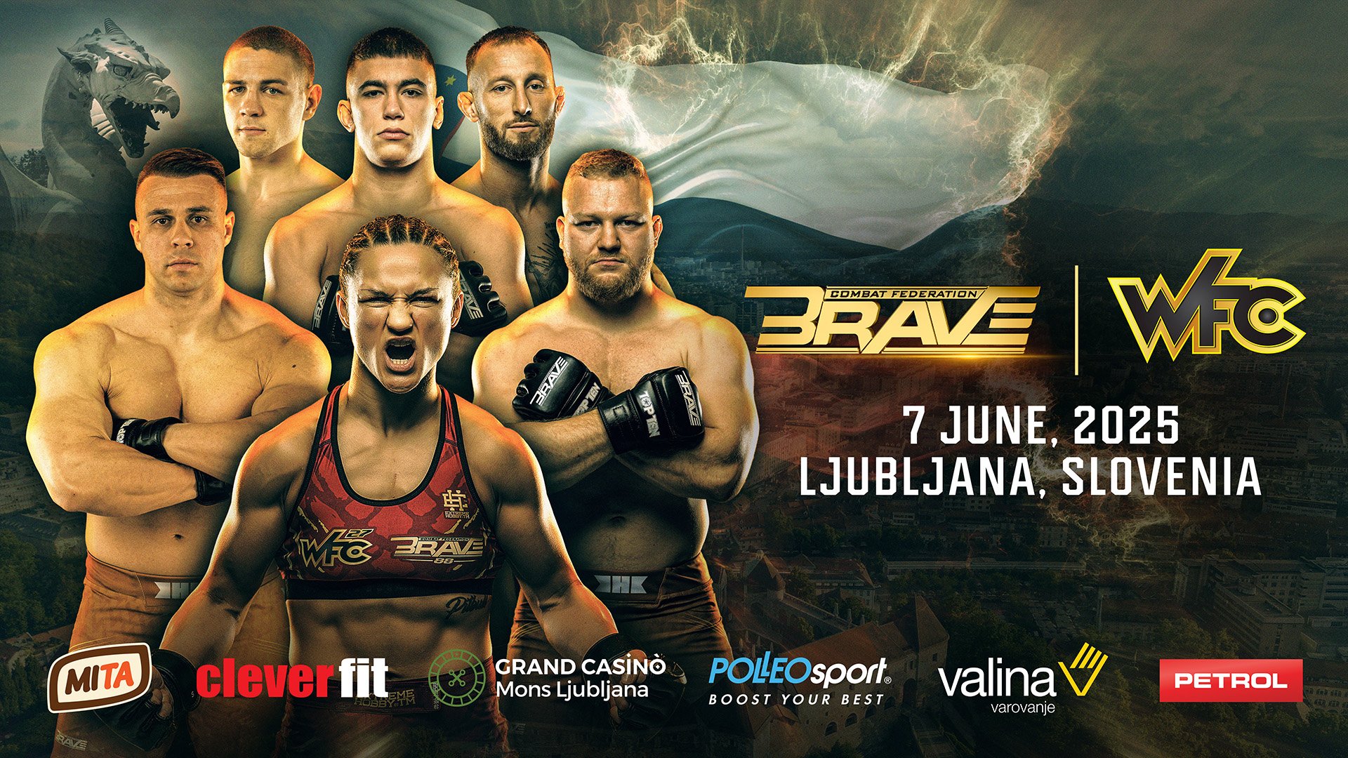 BRAVE CF Announces Return to Slovenia with Two Events in 2025