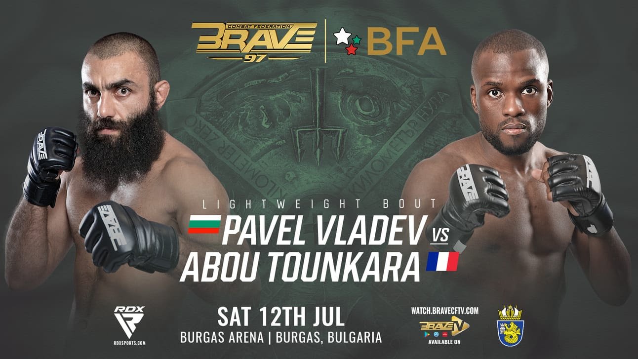 Pavel Vladev vs Abou Tounkara: Knockout Power Meets Black Belt Precision at BRAVE CF 97