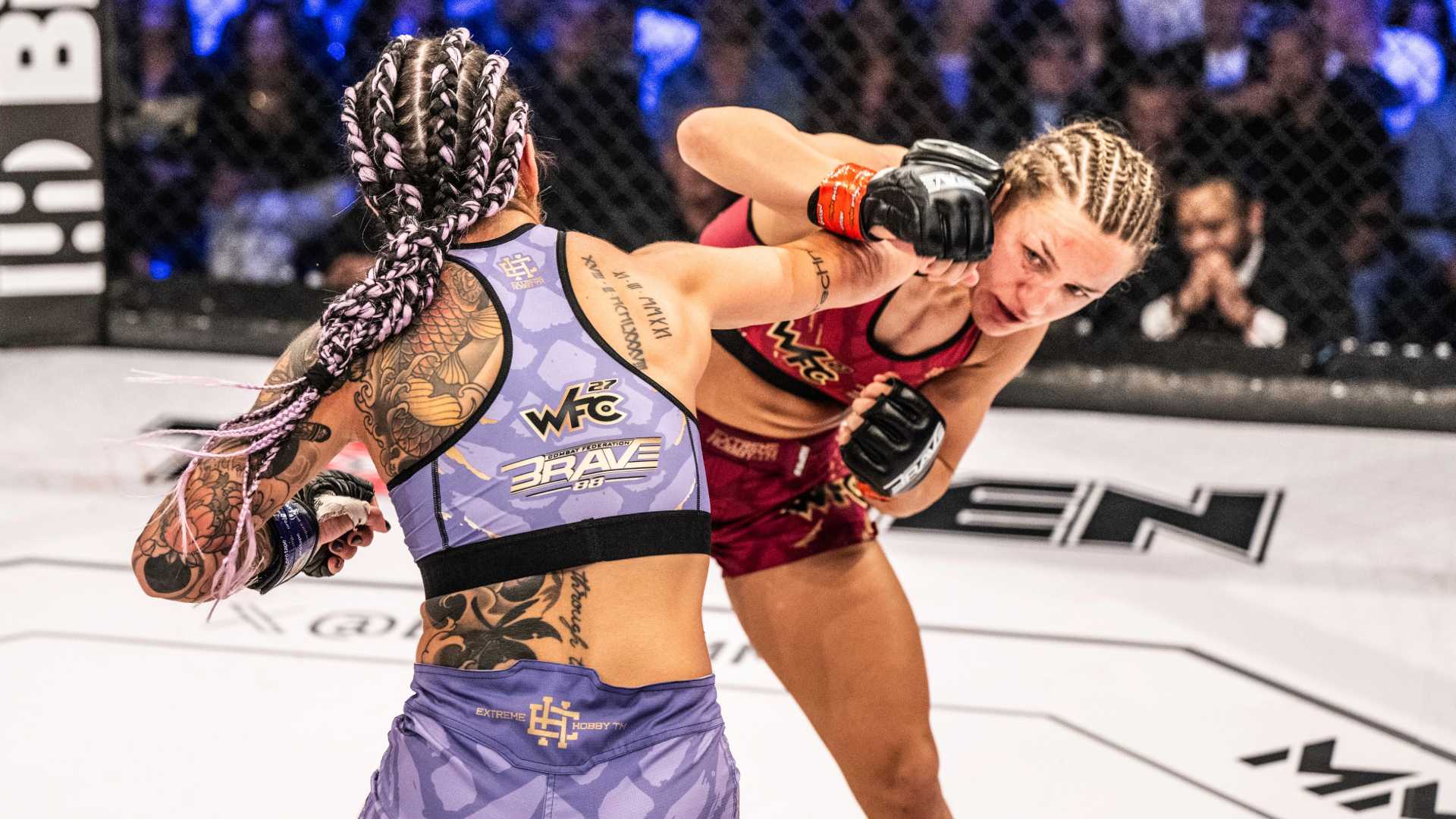 Monika Kucinic and Fabiola Pidroni win bonus mid-event for legendary battle at BRAVE CF 88